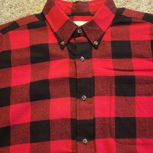 Saddlebred Men's Long Sleeve Woven Flannel Plaid Shirt - Size M